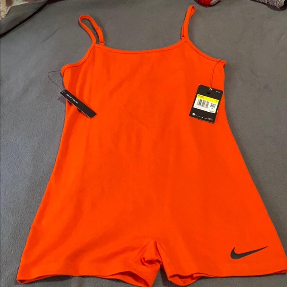 Nike orange romper